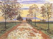 Ferdinand Hodler Autumn Evening (mk09) Spain oil painting artist